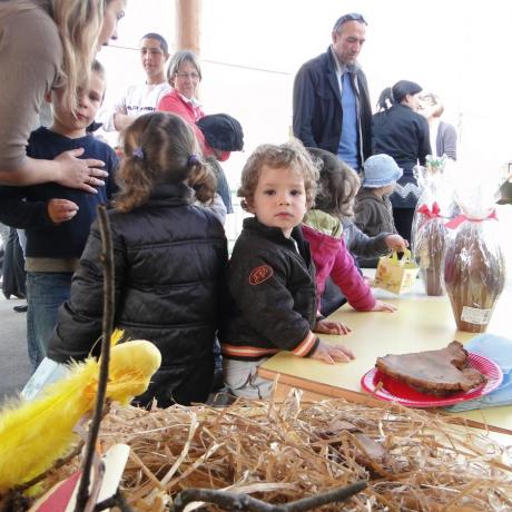 Chasse aux oeufs au mois d'avril